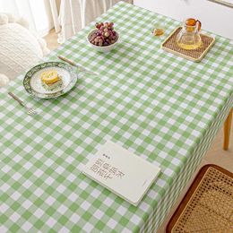 Table Cloth Waterproof And Oil-proof Ins Washless Rectangular Tablecloth Tea Pvc Desk Mat