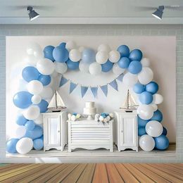 Party Decoration Happy Birthday Pography Backdrop Balloon Banner Portrait Art Po Studio Props