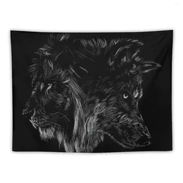 Tapestries The Wolf Is King Tapestry Bedroom Decorations Nordic Home Decor Decoration Aesthetic