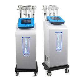 Professional 5D 80k 6 in 1 ultrasonic cavitation slimming machine Vacuum cavitation body sculpting wrinkle removing slimming machine