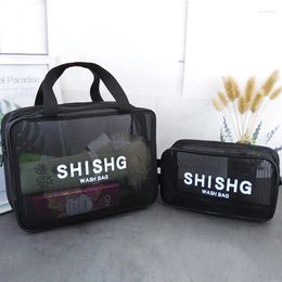 Storage Bags Female Bag Wash Pocket Bath Portable Men'S Sheng Mesh Cosmetic