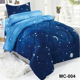 Bedding Sets 4pcs/set Cotton Home Bed Linings Cartoon Pattern Fitted Sheet Fat Quilt Pillow Case Long Pillowcase