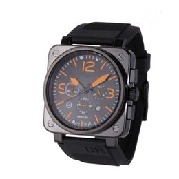 Light Luxury Square tape Mechanical Watch Fashion Casual Large dial Calendar waterproof watch SIN Wind
