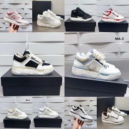 MA-1 MA-2 lace-up bread sneaker shoes luxury designer Men Women Platform shoes Mesh leather Stadium Hardware-logo Leather trainers sneakers Size 36-45