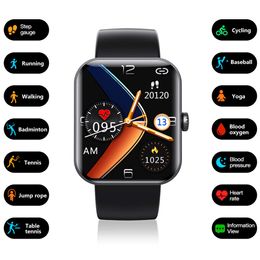 2024 Inteligentne zegarki F57L duży ekran 1,91-calowe inteligentne zegarki nieinwazyjne krew i igły do ​​monitorowania ciśnienia krwi
