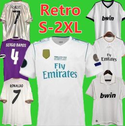 2013 2014 2015 2016 2017 Retro classic Real madrids soccer jerseys BENZEMA MARCELO ISCO BALE SERGIO RAMOS MODRIC ASENSIO 13/14/15/16/17 home away football shirt 999