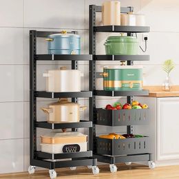 Kitchen Storage Aoliviya Sh Pot Rack Multi-Layer Floor-Standing Household Vegetables Multi-Functional Mobile C