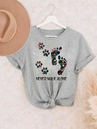 Women's T-Shirt T-shirts Pet Cat Style Trend 90s Lovely Clothes Women Female Summer Clothing Print Graphic T Fashion Short Slve Casual Ts Y240509