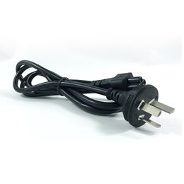 Wholesale of 3-hole plum blossom tail 1.5-meter straight plug laptop adapter connection cable, computer cable manufacturer