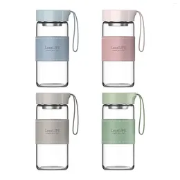 Water Bottles Portable Tea Bottle Durable 16oz With Sealing Cap Reusable Infuser For Sports Fitness Hiking Party Gift