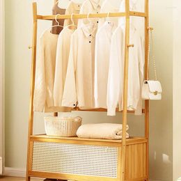 Kitchen Storage Clothes Hanger Floor To Ceiling Coat Rack Bedroom Bedside Night Artefact Bed End Corner Shelf Room