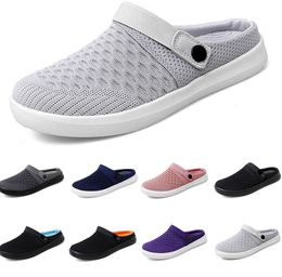 2024 Mesh Slippers Cushion Slip-On summer Women Walking Shoes black pink GAI Platform Slippers Wedge Female Sneaker size 36-45 D5452