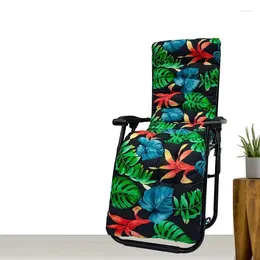 Pillow Patio Lounge Chair Print Soft Comfortable Office Seat S Reclining Long