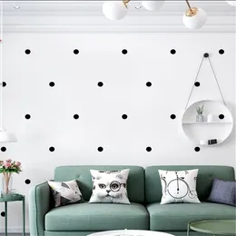 Wallpapers Wellyu Nordic Style Wallpaper Ins Modern Minimalist Geometric Black Dot Living Room Bedroom TV Background