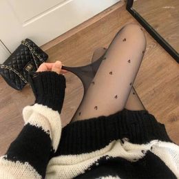 Women Socks Black Silk Family Letter Female Online Celebrity Pantyhose Fishnet Stockings