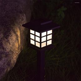 Led Houses Solar Pathway Lights Waterproof Outdoor Lamp For Garden/Landscape/Yard/Patio/Driveway/Walkway Christmas Luz