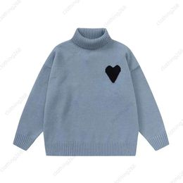 Men Sweaters High Collar Sweater Womans Turtleneck Cardigan Knit O Neck Fashion Letter Long Sleeve Clothes Pullover S-XL