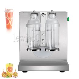 110V 220V Boba Shaker Bubble Tea Shaker Double-Head Pearl Stainless Steel Milk Tea Shaker Cup Shaker