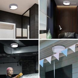 Ceiling Lights Led Lamp Creative Corridor Stairs Garage Bathroom Round Pir Battery Powered Home Accessories Night Household