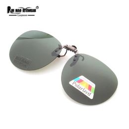 Round Clip on Sunglasses Unisex Glasses Clip Can Be Flip Up Sunglasses Polarized Sun Glasses Men Women Brand Driving Eyewear 240507