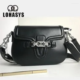 Evening Bags LOHASYS Single-Shoulder Women's Handbag Underarm Bag Brand Brand-Name Master Design High-Quality Double-Shoulder Saddle