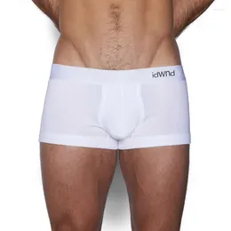 Underpants !dwnd Fashion Simple Style Men Boxers Comfortable Cotton Sexy Underwear Perfect Curve