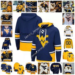 Vin W V U Stitched College Hockey Jersey Vince Grotta Christopher Henry Justin Hickey Geoff Stokes Hans Watson Kris Cecere Ryan Eisel Cleme