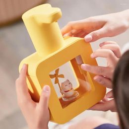 Liquid Soap Dispenser Cute Hand Wear-resistant Foaming Visible Window Induction Type Foam Storage