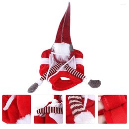 Dog Apparel Christmas Costume Riding Suit Roleplay Pet Fun Clothes Santa Clothing Winter