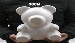 1pcs 15cm30cm Various Sizes Foam Rose Bear Mould DIY For Gift Polystyrene Styrofoam Ball Artificial Flowers Decorative Wreaths2555145