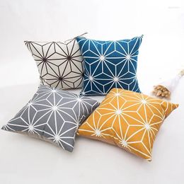 Pillow Modern Minimalist Geometric Abstract Pillowcase Polyester Fiber Fashion Classic Cover Home Decoration Sofa 45x45cm