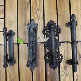 Decorative Figurines Retro-nostalgia European-style Creative Individuality Cast Iron Craft Door Handle Household Decoration Wall