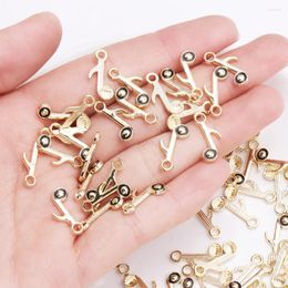 Charms 30Pcs Fashion Alloy Mini Musical Note Jewellery Making Supplies DIY Earring Necklace Pendant Accessories Wholesale