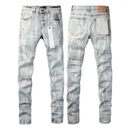 Women's Pants Purple ROCA Brand Jeans Fashion High Street Slim Tie-dye Washing Personality Repair Low Raise Skinny Denim