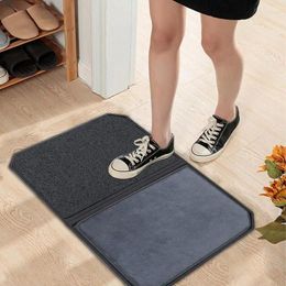 Carpets Home Anti Slip Front Door Mat Wet And Dry Separation Shoes Soles Cleaning Floor Household Kitchen Bathroom Carpet Pad