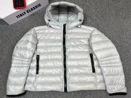 Men Crofton Down Jacket With Hoody Designer Black Puffer Winter Coat Quilted Packable S2XL3565526