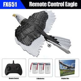 RC Foam Plane 405mm Simulation Wingspan Eagle Aircraft 24G Radio Control Remote Glider Aeroplane Toys for Children Boys 240511