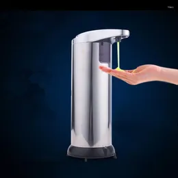 Liquid Soap Dispenser 280ML Stainless Steel IR Sensor Touchless Automatic For Kitchen Bathroom Home Black Quality Drop