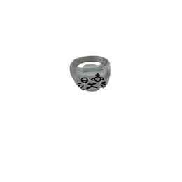 Brand Limited edition high version Black Cat Ring for Westwoods same as Saturn women Nail PPW5