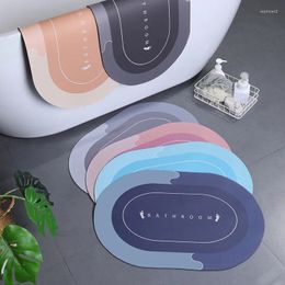 Bath Mats 1pc Super Absorbent Quick Drying Bathroom Rug Non-slip Entrance Doormat Nappa Skin Floor Toilet Carpet Home Decor