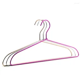 Hangers 10 Pcs/lot 41cm Aluminium Metal Clothes Adult Anti-skid Shoulder Seamless Clothing Hanging Household Laundry Drying Rack