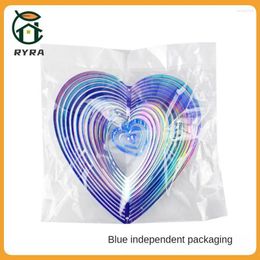 Garden Decorations Drive Birds Away Anti-deformed Decor Heart-Shaped Butterfly Scare Wind Spinner Hanging Pendant Household Supplies