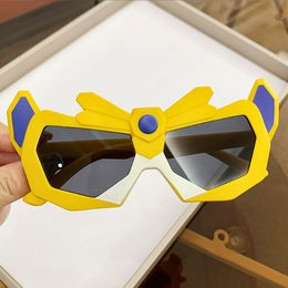 Children Cute Cartoon Personality SunglassesStreet Shooting UV400 Boys Outdoor Sun Protection Glasses Kid Classic Eyewear