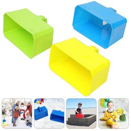 Sand Play Water Fun Snow Castle Building Block 3 pieces of snow bricks made of sand castle molded beach childrens outdoor snow castleL2405