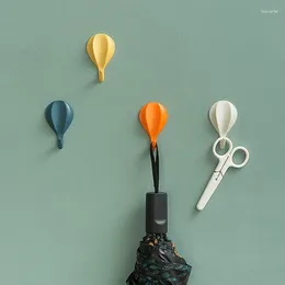 Hooks Adhesive Air Balloon Creative Shaped Wal Mounted Multifunctional Self-adhesive Bathroom Kitchen Tools