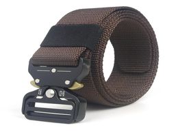 Army Tactical Waist Belt Man Jeans Male Military Casual Canvas Weing Nylon Duty Strap7008325