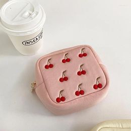 Storage Bags Small Earphone Lipsticks Sanitary Pads Organiser Pouch Case Mini Zipper Women's Makeup Cosmetic Coin Purse Bag