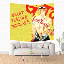 Tapestries Great Teacher Onizuka Polyester Rectangle Tapestry DIY Wall Hanging Carpet Throw Yoga Mat Picnic Rug Home Bedroom Decoration