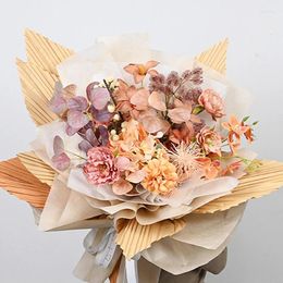 Gift Wrap Removable Milk Cotton Paper Florist Flower Wrapping Packaging Materials Diy Handmade Bouquet Crafts Gifts