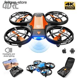 Drones 4DRC V8 Mini Drone 4K Professional HD Wide Angle Camera 1080P WiFi fpv Drone Camera Height Maintaining Drone Camera RC Four Helicopter Toys S24513